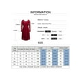 thumbnail image 2 of LilyLLL Womens Evening Party Prom Ball Gown Long Sleeve V Neck Lace Formal Dress, 2 of 2