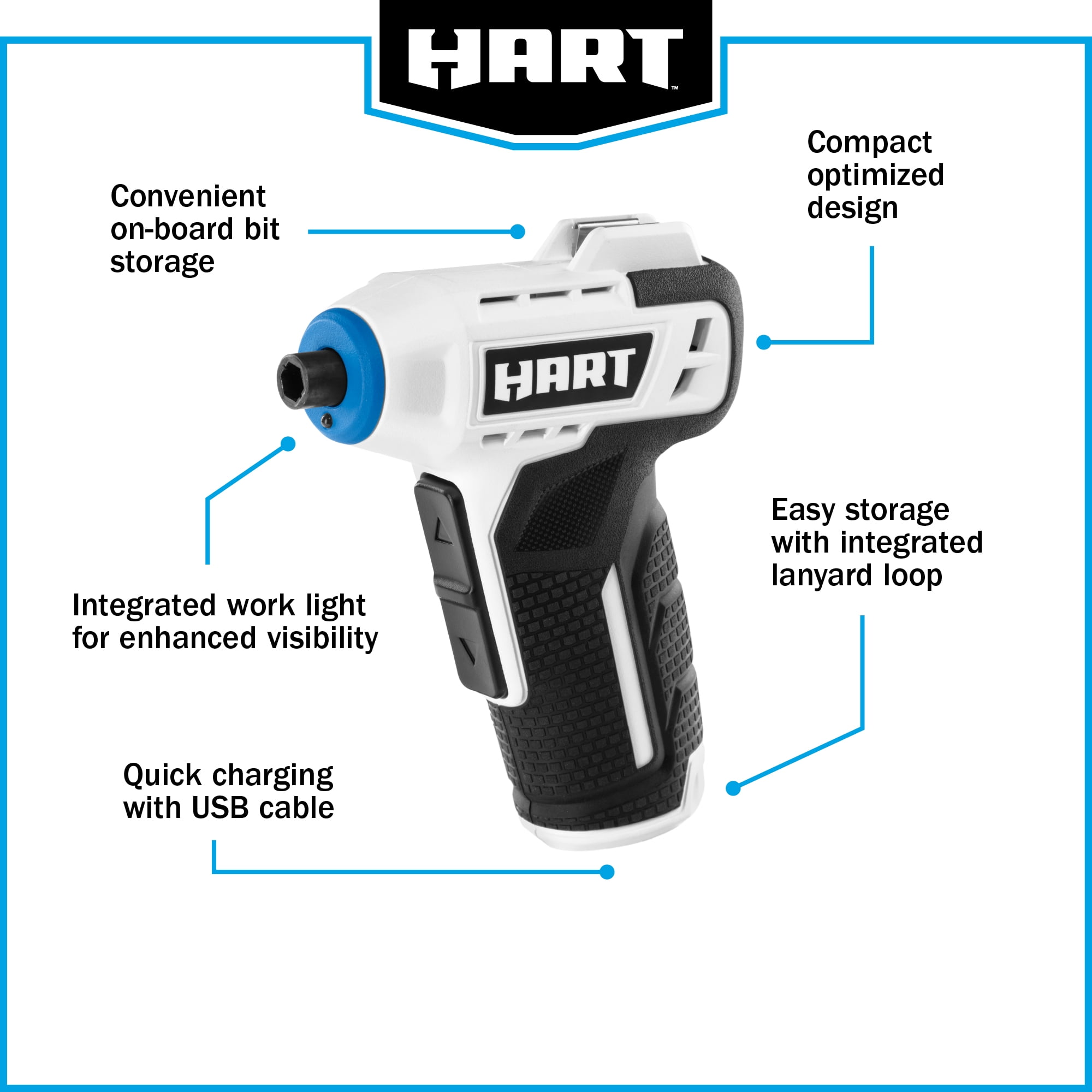 Hart rechargeable screwdriver online
