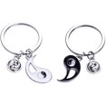 thumbnail image 1 of Matching Keychain Puzzle Key Ring Personalised Jigsaw Keyring for Couple Friends Family 1 Pair, 1 of 8