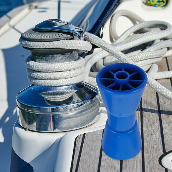 WRITWAA Boat Trailer Roller Assembly Rubber Blue for Yacht Trailer 1Pack