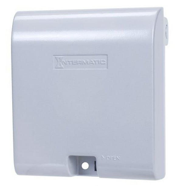 Intermatic 31/8Inch Deep Dual Gang Extra Duty Die Cast WhileInUse