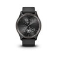 thumbnail image 1 of Garmin vívomove Trend, elegante reloj inteligente híbrido, batería de larga duración, manecillas dinámicas y pantalla táctil, negro, 1 of 5
