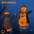 thumbnail image 2 of Magotan 5ft Halloween Pumpkin Decorations, 3D Pop Up Collapsible Pumpkin Decor, Pre-Lit 130 LED Lighted Up Pupmkin,Decor for Indoor Outdoor Yard Garden, 2 of 7