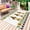 Yellow, variant on Spring Bee Gnomes Outdoor Rug 5x7 Ft - Reversible Patio Rug Outdoor Camping Rugs, Sunflowers Black Plaid Grey Wooden Washable Indoor Outdoor Area Rugs, Non-Slip Outdoor Carpet Runner for Deck/Porch