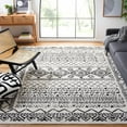 thumbnail image 2 of SAFAVIEH Tulum Ronald Distressed Area Rug, 10' x 10' Square, Ivory/Black, 2 of 7
