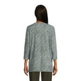 thumbnail image 2 of Lands' End Women's Petite 3/4 Sleeve Supima Cotton Crewneck Tunic, 2 of 3