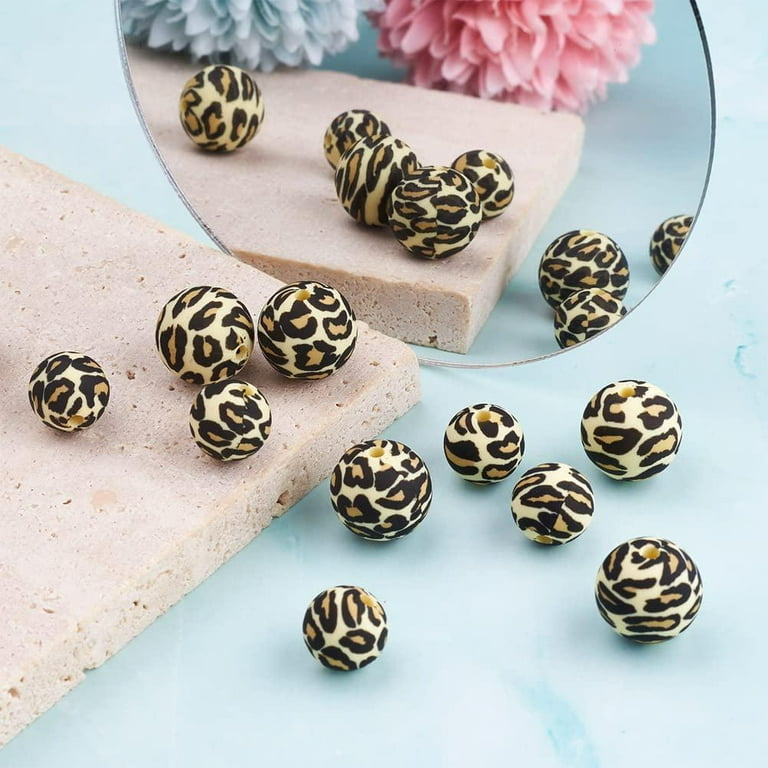 Animal print beads store jewelry making
