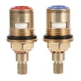 thumbnail image 1 of EeaseCA 2pcs Faucet Cartridge Tap Cartridge Replacement Copper Faucet Replacement Part, 1 of 8