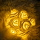 thumbnail image 4 of Luces de tira LED Rose de 10 pies alimentadas por USB • Luces románticas rosa blancas • Decoración interior exterior para San Valentín, boda, jardín, fiesta y fiesta, 4 of 6