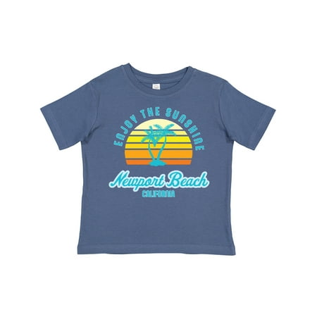 

Inktastic Summer Enjoy the Sunshine Newport Beach Florida in Blue Gift Toddler Boy or Toddler Girl T-Shirt