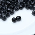 thumbnail image 2 of Shisuyan 100 Pcs Yeux d'Ours Noirs Boutons Ronds Perles Champignon Couture, 2 of 8