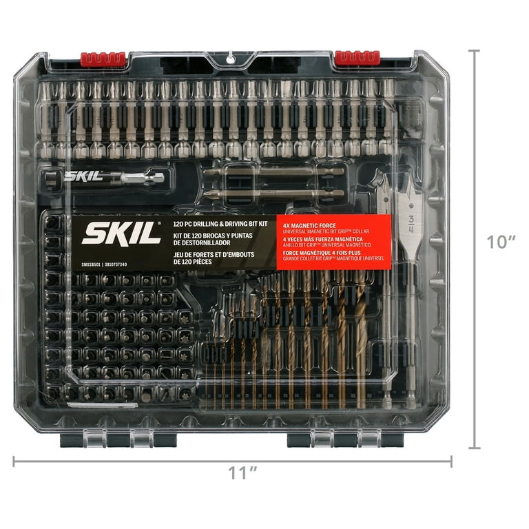 SKIL 120-Piece Drilling & Driving Set with Bit Grip, SMXS8501