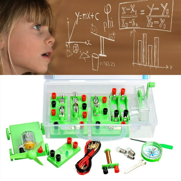School Physics Labs Basic Electricity Discovery Circuit and Magnetism Experiment kits for High School Students Gift