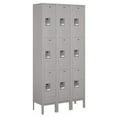 thumbnail image 2 of Salsbury Industries  63000 Series Gray Steel Triple-Tier Standard Lockers, 2 of 4