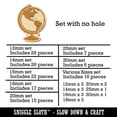 thumbnail image 2 of Explorer World Globe of Planet Earth Wood Mini Charms Shapes DIY Craft Jewelry - No Hole - 20mm (15pcs), 2 of 7