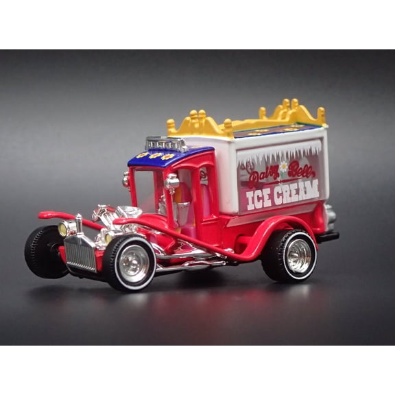 Open Box GEORGE BARRIS CUSTOM ICE CREAM TRUCK 1/64 SCALE COLLECTIBLE DIECAST MODEL CAR