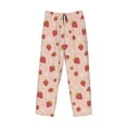 thumbnail image 4 of Goofa Strawberries Printed Soft Pajama Pants for Men, Wide Leg Comfy Casual Lounge Yoga Pants-, 4 of 9