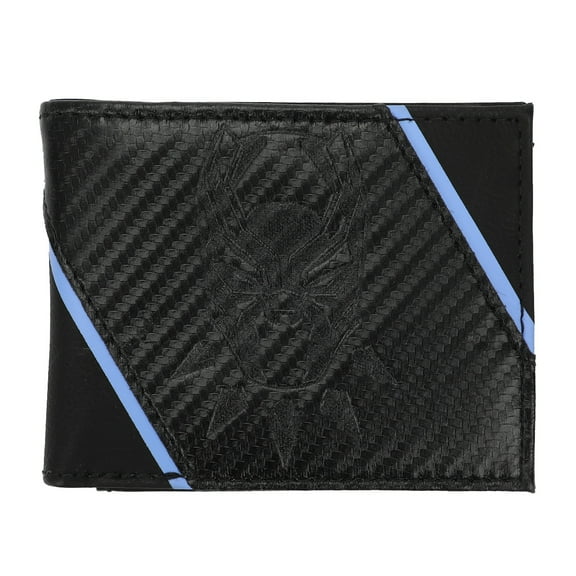 Black Panther Legacy Wakanda Forever Men's Black Bifold Wallet