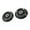 Black, variant on 2pcs Kids Scooters Wheel Flashing Lighting Wheel Children Scooters Wheel for Enhancing Stability
