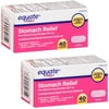 (2 pack) (2 Pack) Equate Stomach Relief Pink Bismuth Subsalicylate Caplets, 262 mg, 40 Ct