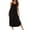 Black, variant on Taqqpue Plus Size Cotton Nightgowns for Women Long Sleep Dress Soft Sleepwear Tank Dress Women Spaghetti Strap Night Gowns Sleeveless Sleep Shirts