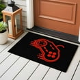 thumbnail image 5 of Game Theme Area&nbsp;Rug 2x3ft Red Game Controller Non-Slip&nbsp;Washable Square&nbsp;Rugs Soft Felt Indoor Floor Mat for Bedroom Kitchen Living Room Bathroom, 5 of 9