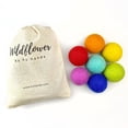thumbnail image 2 of Bolas de fieltro Wildflower de hu hands Rainbow, 4 cm, 100% lana, 2 of 9