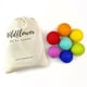 thumbnail image 2 of Bolas de fieltro Wildflower de hu hands Rainbow, 4 cm, 100% lana, 2 of 9