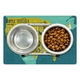 thumbnail image 1 of Country Pet Mat for Food and Water, USA Map with Hand Drawn Names of States, Non-Slip Rubber Mat for Dogs and Cats, 18" X 12", by Ambesonne, 1 of 2