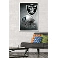 thumbnail image 2 of NFL Las Vegas Raiders – Helmet 20 Wall Poster, 22.375" x 34", Framed, 2 of 4
