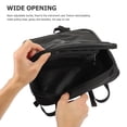 thumbnail image 3 of TEHAUX 1Set Classic Zipper Design Portable Wear-Resistant Shockproof Dustproof Adjustable Buckle Nylon Music Pouch For Sheet Music Instruments, 3 of 6