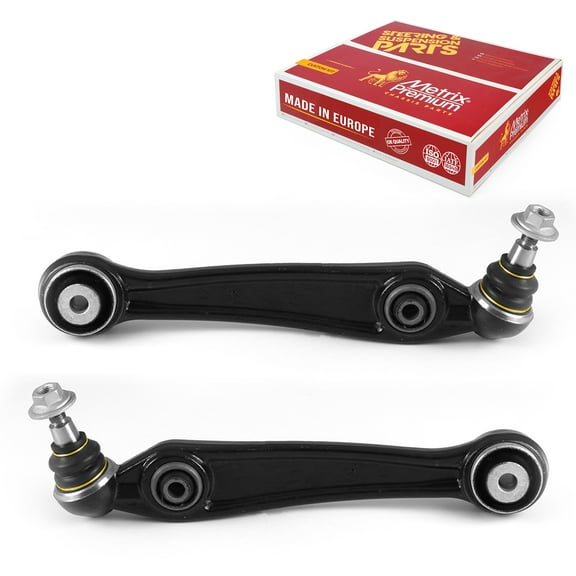 Metrix Premium Chassis Parts - Front Left & Right Lower Rearward Control Arm w Ball Joint & Bushing Assembly Kit Fits 2015-2019 BMW X6, 2014-2018 X5, Replacement RK622956, RK622957, Made in Europe