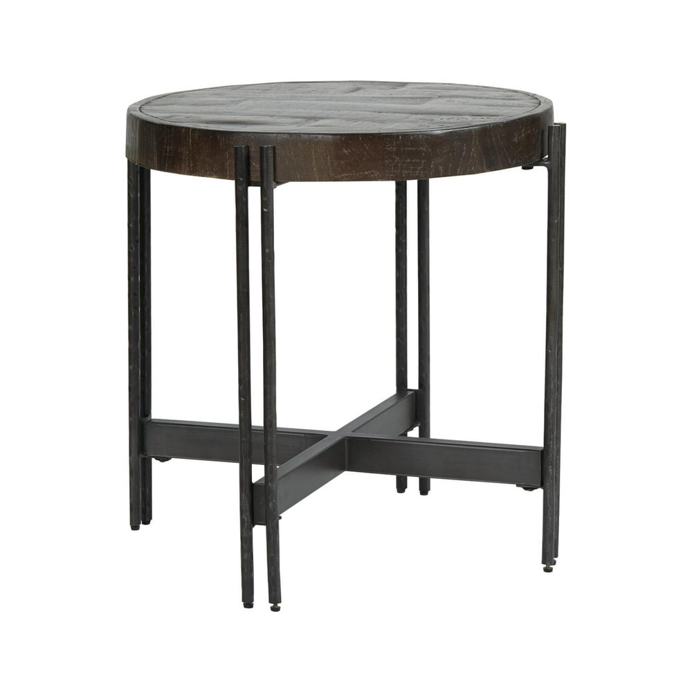 Signature Design by Ashley Jillenhurst Dark Brown Round End Table