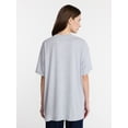 thumbnail image 4 of Super Mario Galaxy Movie Women's Oversized Graphic Tee with Short Sleeves, Sizes XXS-XXL, 4 of 5