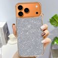 thumbnail image 3 of Case For Apple iPhone Air / 17 Pro / 17 Pro Max Series Case, Slim Thin Transparent Flexible Clear TPU Shockproof Phone Case For iPhone 17 Series, silver glitter, 3 of 6