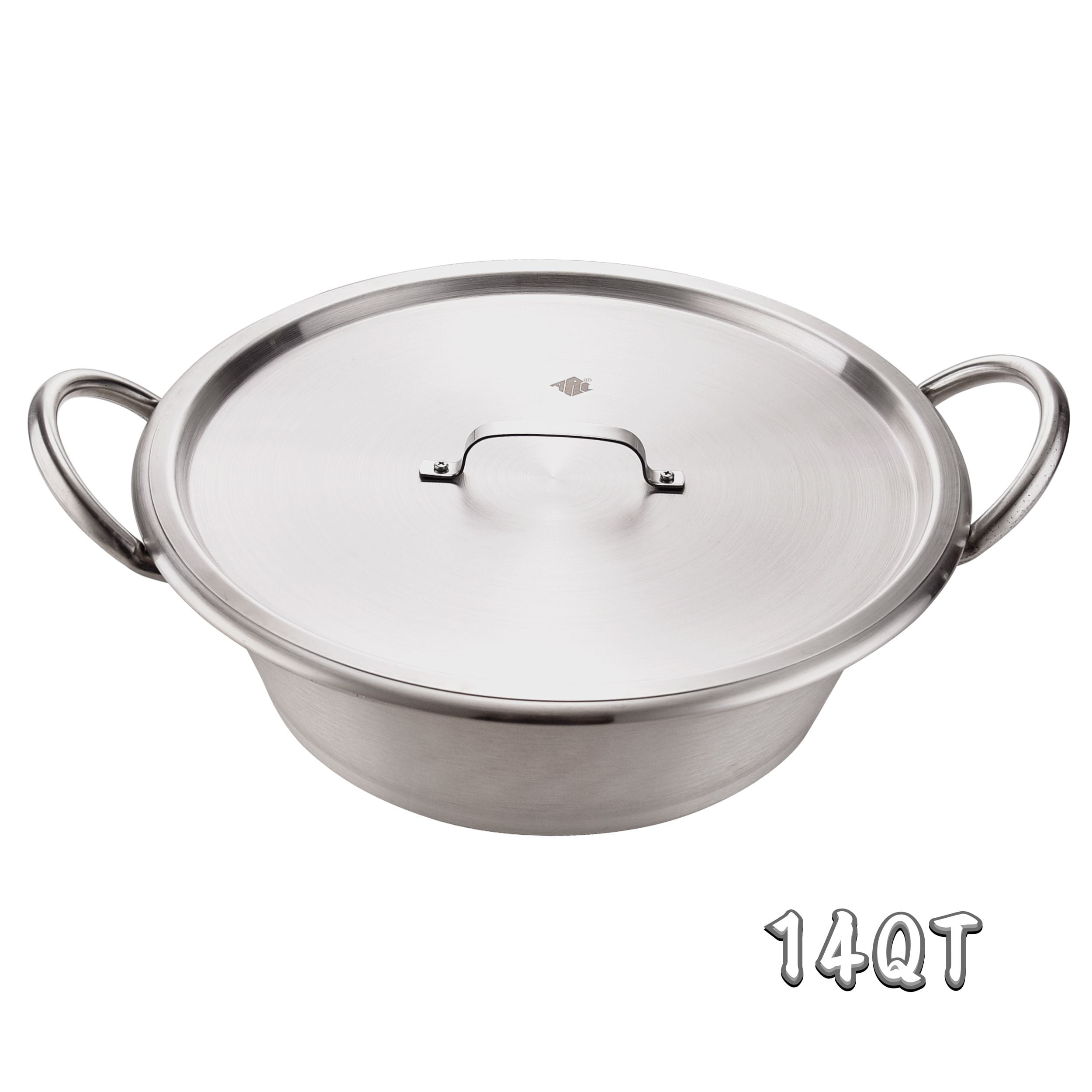 CS415WL,14QT Stainless Steel Cazo de Cobre para Carnitas, Heavy Duty