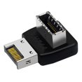thumbnail image 1 of JShteea Adaptador encabezado interno Tipo-C frontal Convertidor 90 grados USB 3.1 Tipo-E (A), 1 of 6