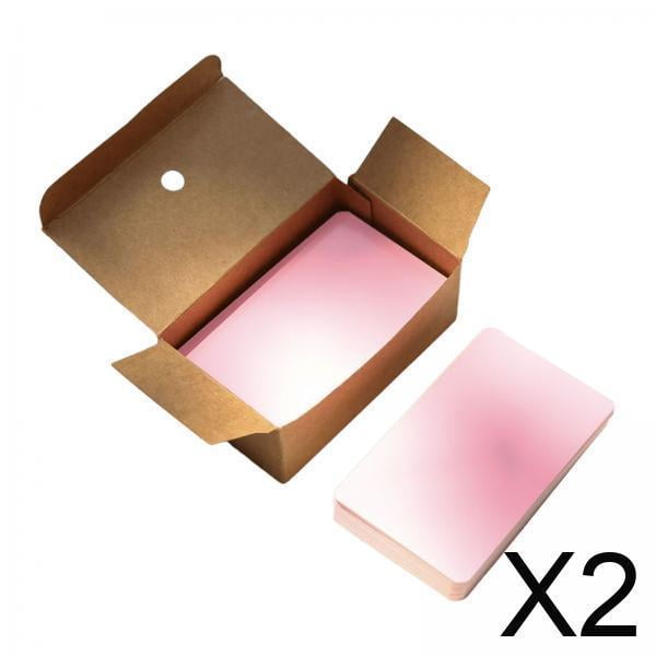 Tarjeta de presentación,100 tarjetas de presentación pequeñas en ,papel de cartulina,Minitarjeta de felicitación con mensaje en papel y doble cara,Cartulina gruesa Tarjeta de