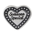 thumbnail image 2 of Someone Special Charm .925 Sterling Silver Antique Finish Reflection Beads, 2 of 4
