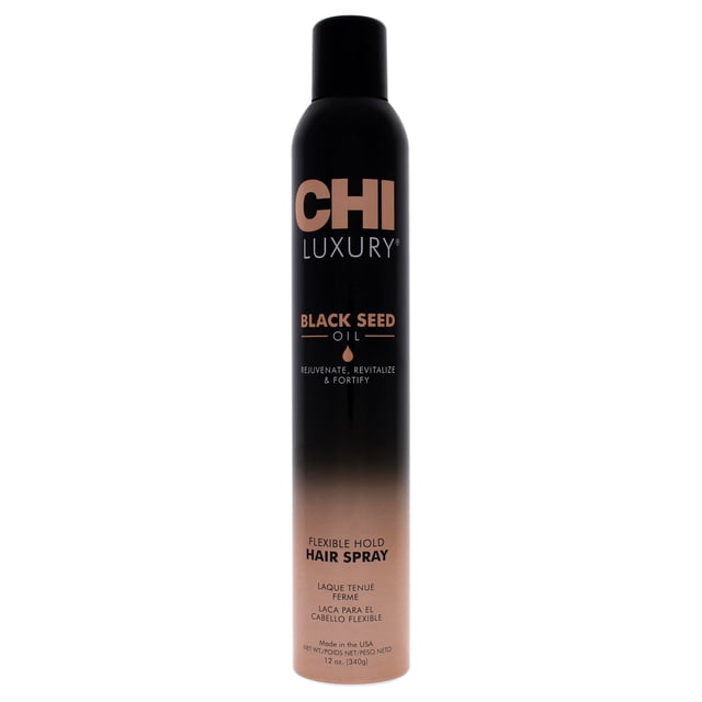 Spray para el cabello CHI CHI Luxury Black Seed Oil Flexible Hold Hair Spray Spray para el cabello Unisex 12oz