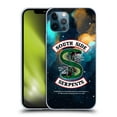 thumbnail image 1 of Head Case Designs Officially Licensed Riverdale South Side Serpents Nebula Logo 2 Soft Gel Case Compatible with Apple iPhone 12 / iPhone 12 Pro, 1 of 7