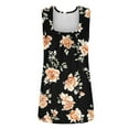thumbnail image 4 of Generic Women's Vintage Floral Print Camisole Sexy Square Neck Sleeveless T Shirts Summer Casual Loose Travel Vacation Tank Tops, 4 of 5
