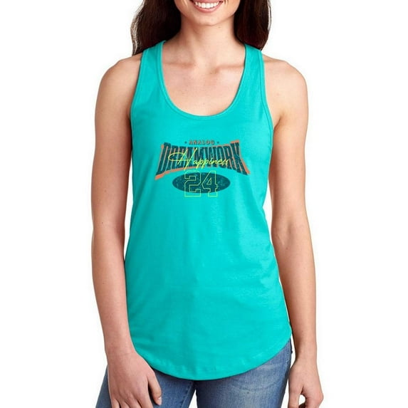 Analog Dreamwork 24 Grunge Art Racerback Tank Women -Image by Shutterstock, Female Small