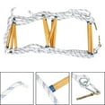 thumbnail image 5 of 5 Meters Fire Escape Ladder Folding Emergency Rescue Rope Nylon Epoxy Resin Fireproof, 5 of 15