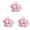 Pink 3PCS, variant on Fashion Flower Drop Oil Brooch Collar Pin Korean Alloy Pearl Corsage Fashion Pearl Cactus Corsage Women's Suit Coat Brooch Jewelry 1pc, 1.77x1.57 inch, Pink 1PCS