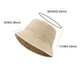 thumbnail image 2 of Njoeus Unisex Washed Cotton Bucket Hat Plain Summer Outdoor Beach Cap Jean Denim Travel Fisherman Sun Hat for Men Women, 2 of 3