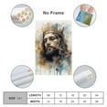 thumbnail image 2 of Jesus Christ Wall Art Jesus Wearing Crown Poster Watercolor Vintage Print Art Poster Canvas Painting Decor Wall Print Photo Gifts Home Modern Decorative Posters 20x30inch(50x75cm), 2 of 6
