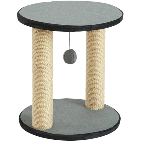 Two by Two Cedar 16.9-inch Cat Tree  Scratching Post & Playground