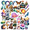 3A, variant on Cartoon Fantasy Theme Stickers, Waterproof Fantasy Theme Sticker for Water Bottle Laptop Phone Cases Planner Skateboard Luggage Helmet Party Favor Decor, Ideal for Adults Teens Teacher Rewards