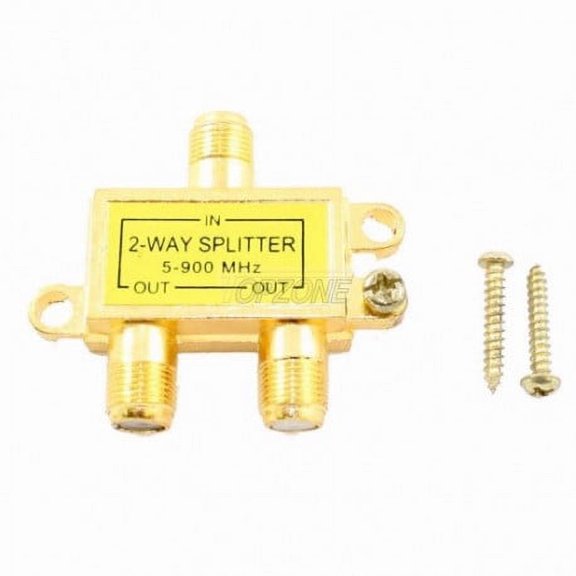 1pc of 5 to 900 MHZ 100 Db. Digital Two Way Video Splitter for TV VCR LCD